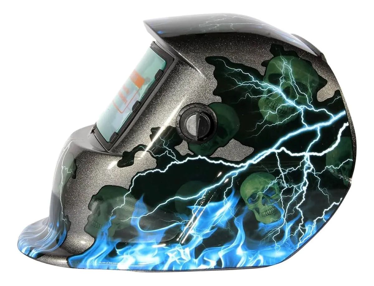 Gray helmet for bikers