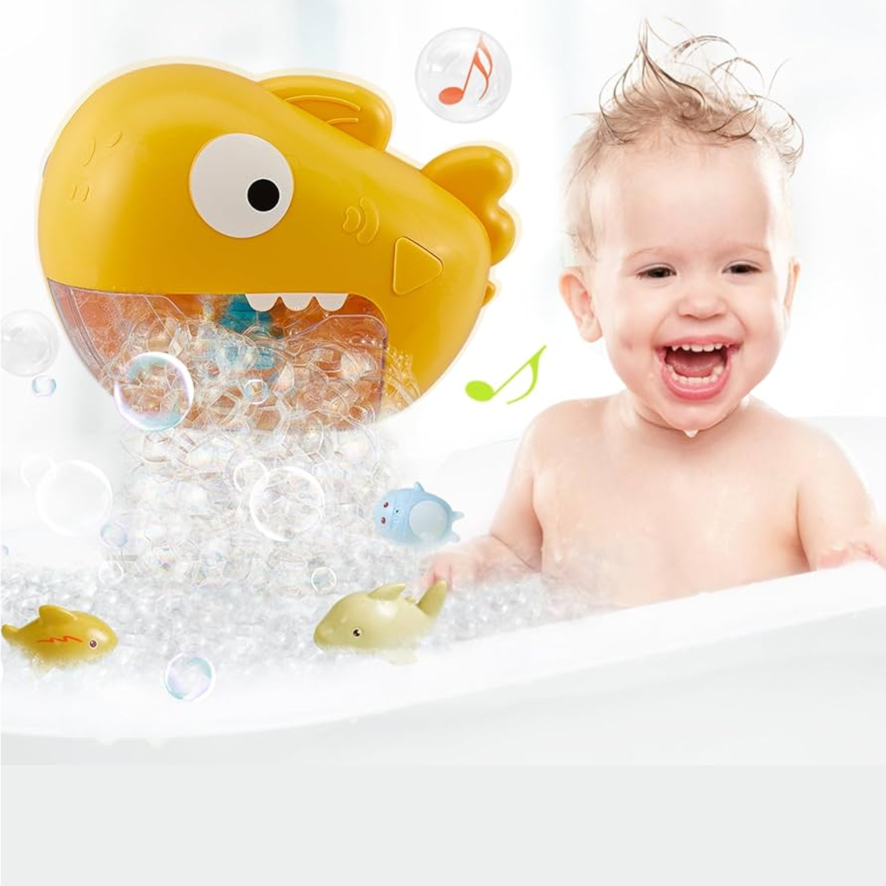 Juguete de Baño Tira Burbujas Tiburón