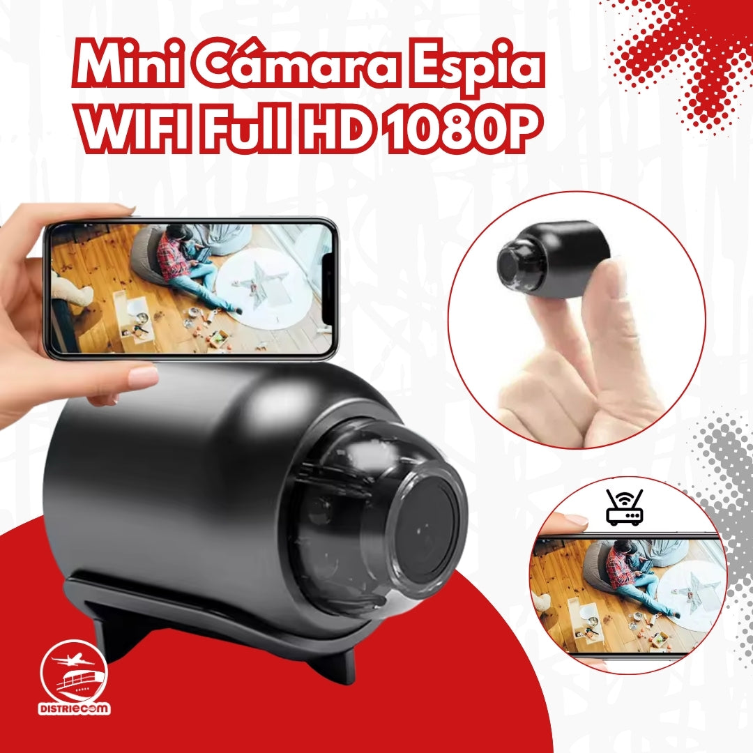 MINI CÁMARA ESPIA WIFI FULL HD 1080P