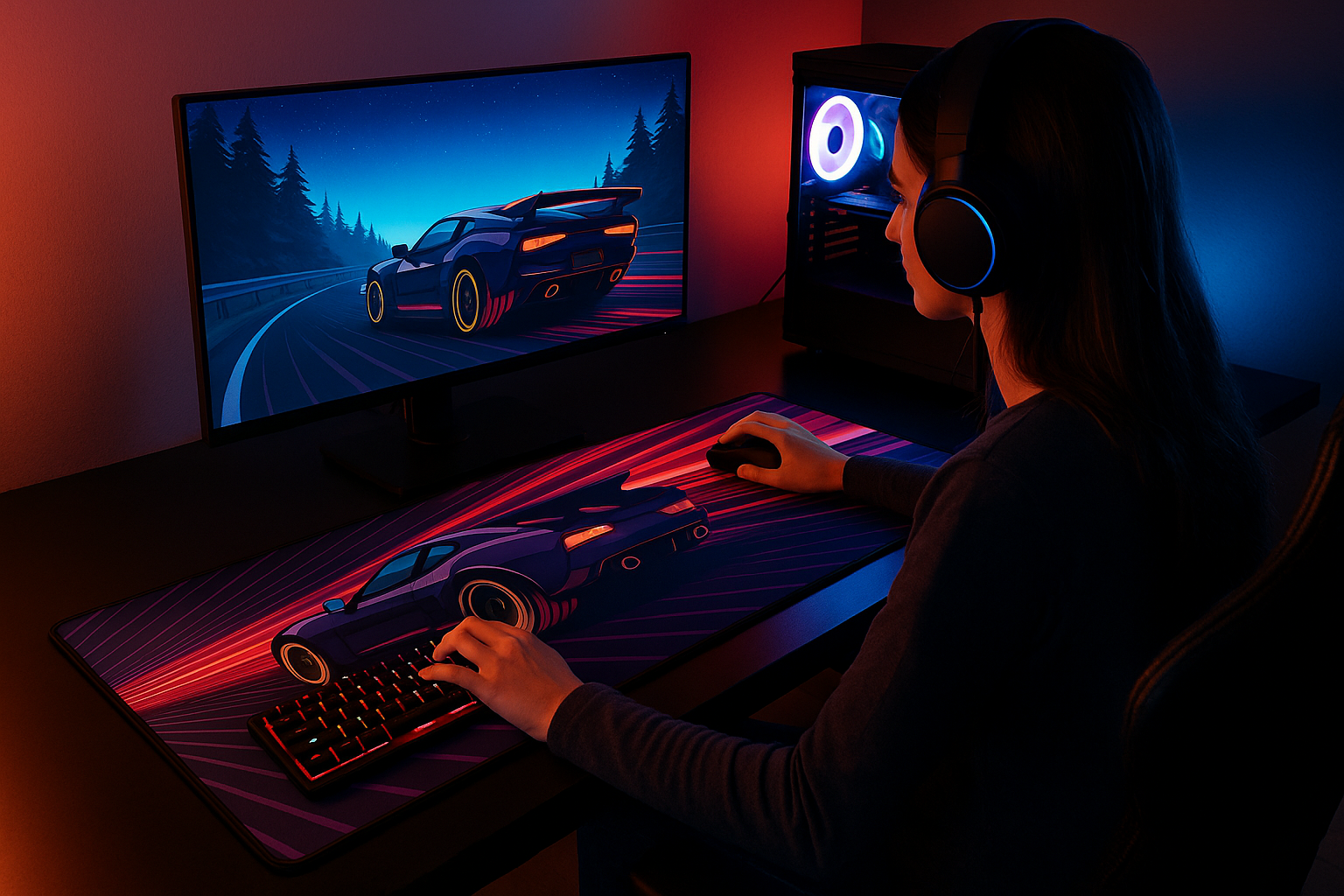 Mousepad Gamer XL Mapa Mundial 66